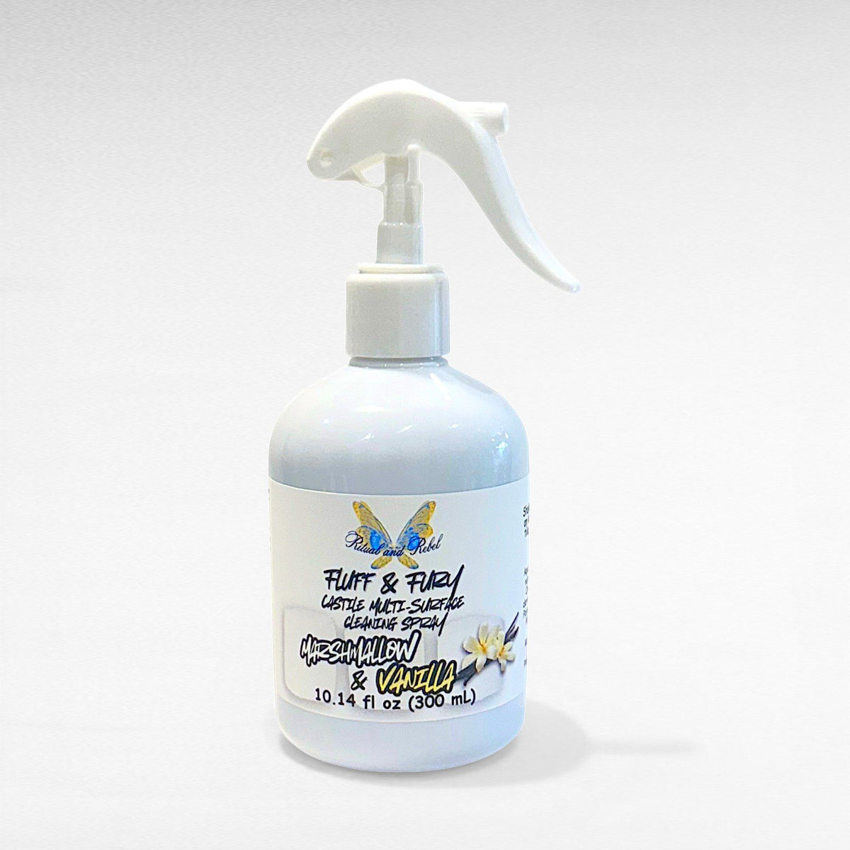 Fluff & Fury Multi-Surface Castile Cleaning Spray - Marshmallow & Vanilla