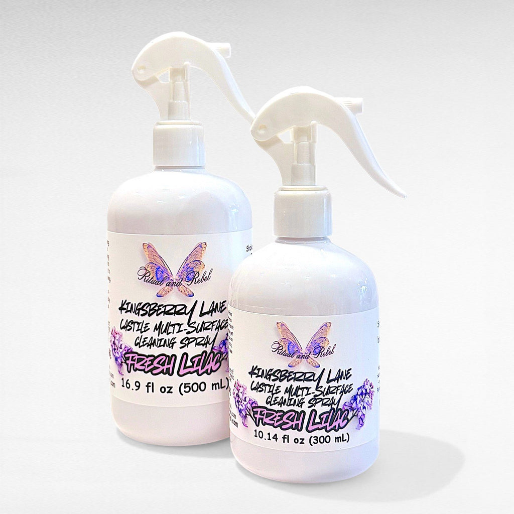 Kingsberry Lane Multi-Purpose Castile Cleaning Spray - Fresh Lilac