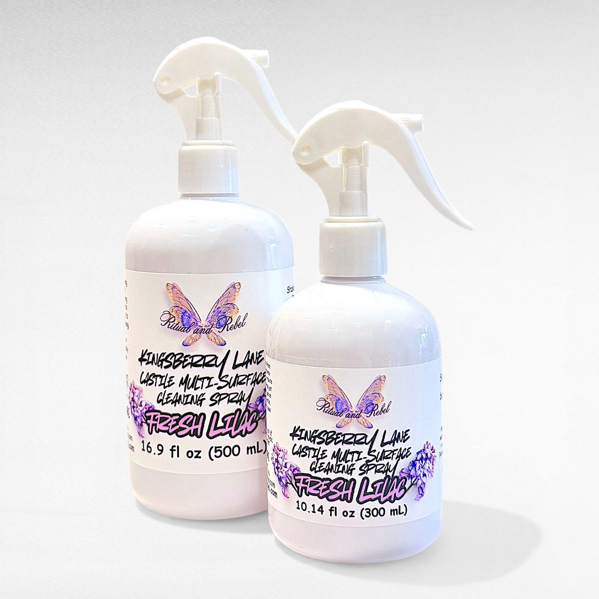 Kingsberry Lane Multi-Purpose Castile Cleaning Spray - Fresh Lilac