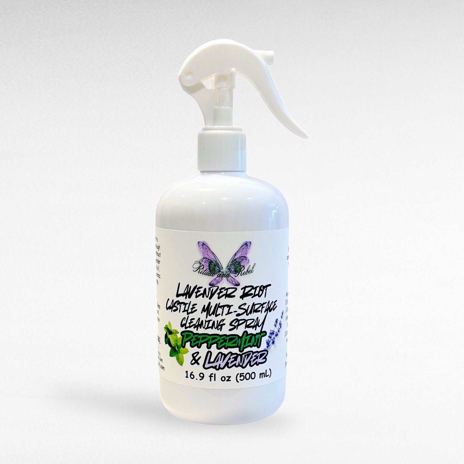 Lavender Riot Castile Multi-Surface Spray - Lavender & Peppermint