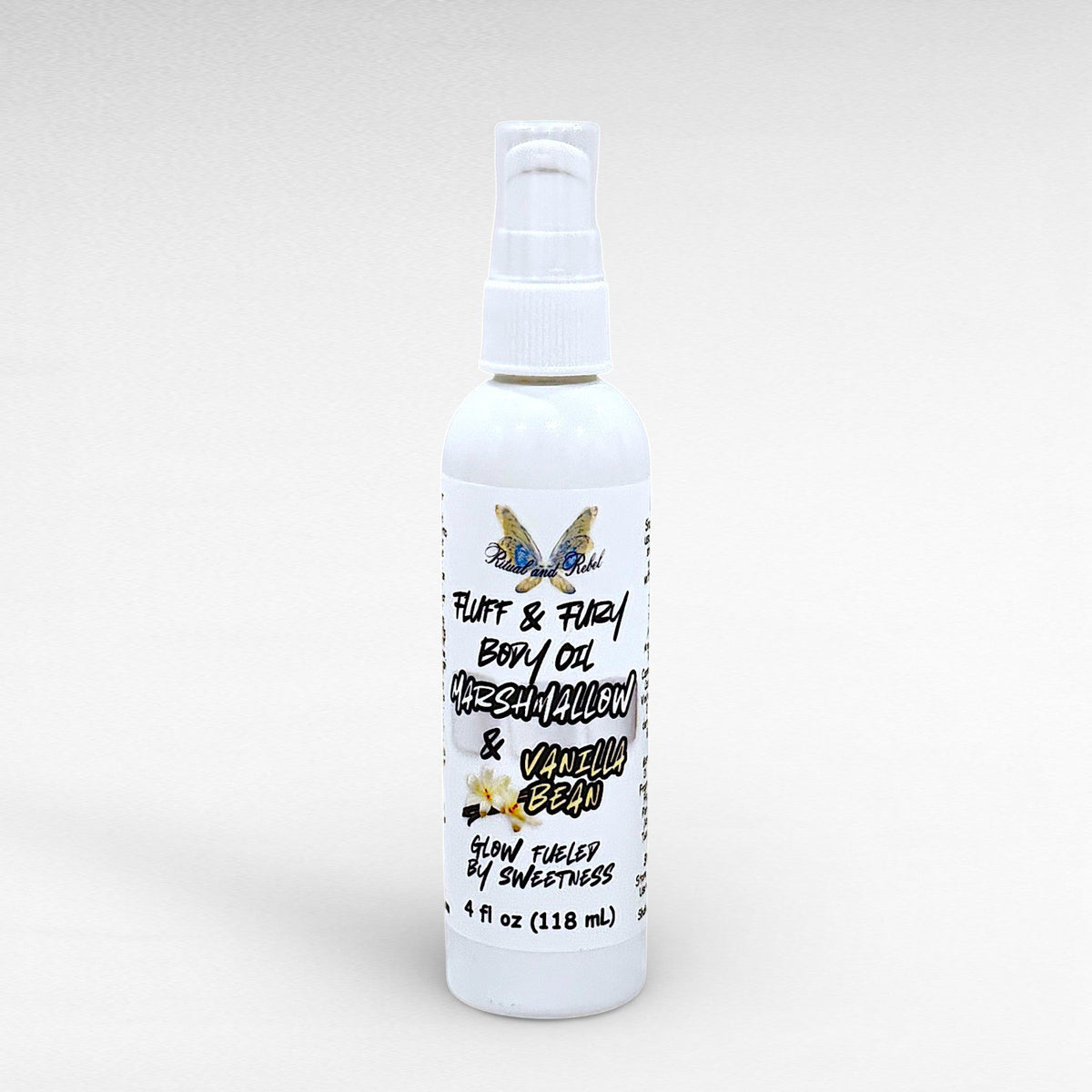 Fluff & Fury Body Oil  - Marshmallow & Vanilla Bean