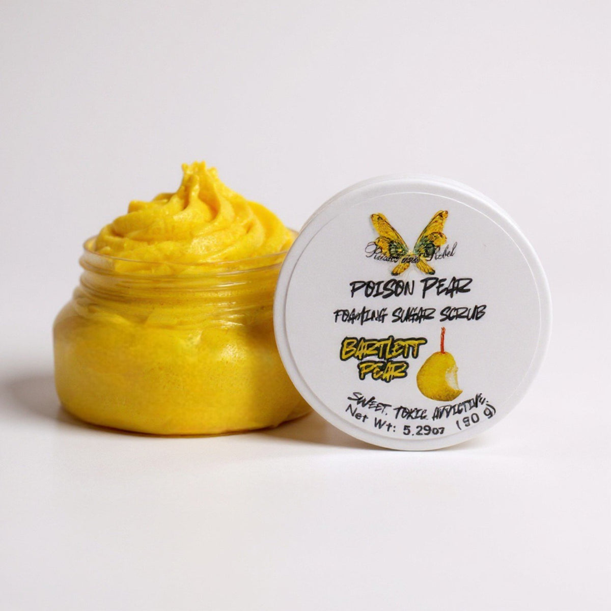 Poison Pear Foaming Sugar Scrub - Bartlett Pear