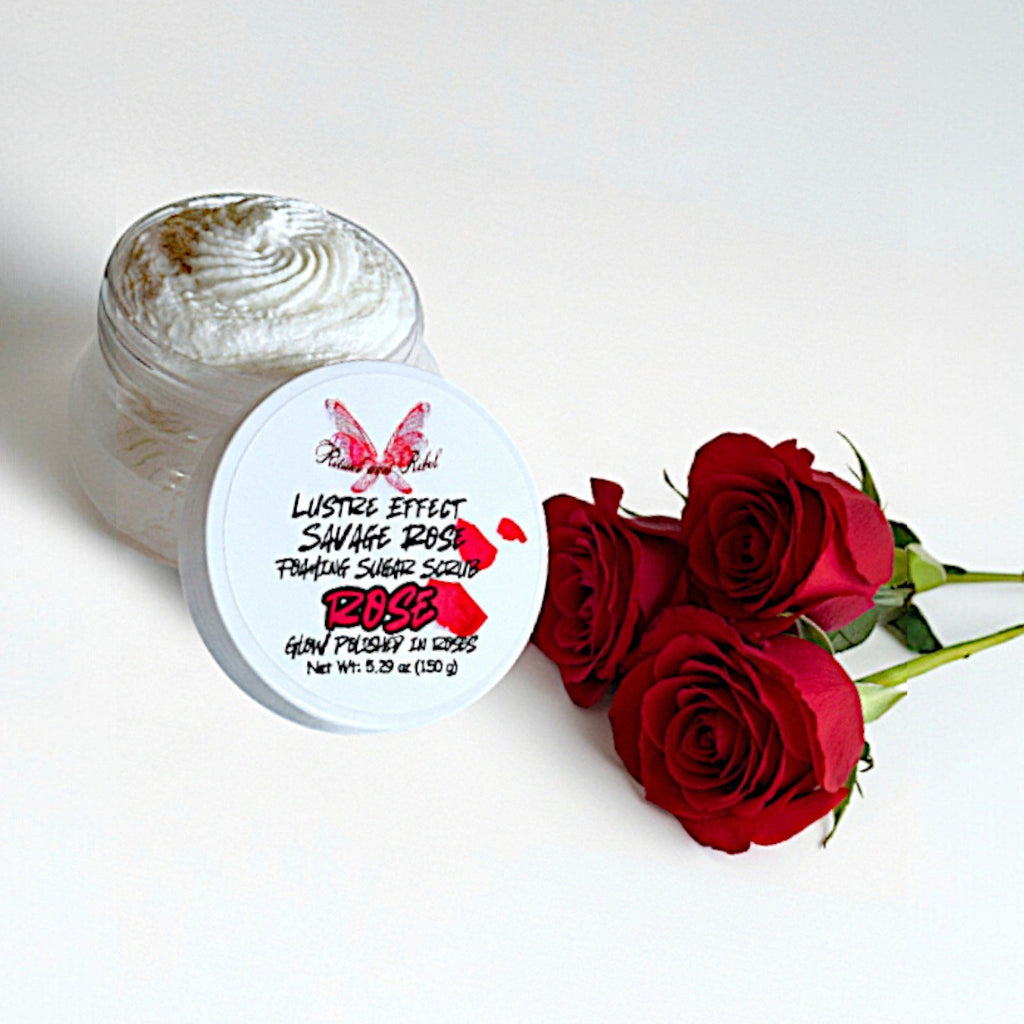 Savage Rose Foaming Sugar Scrub - Fresh Roses