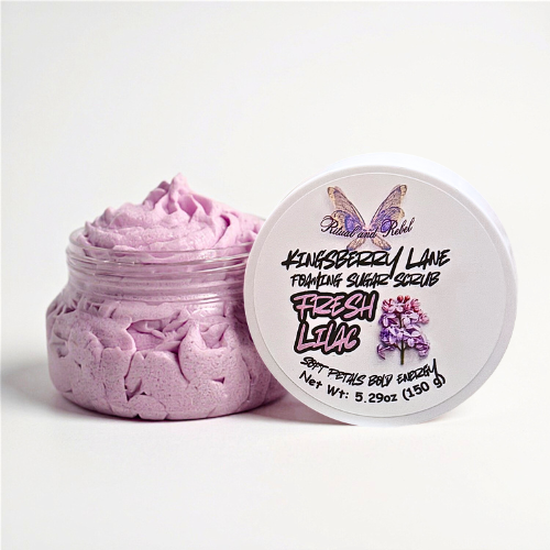 Kingsberry Lane Foaming Sugar Scrub - Fresh Lilac