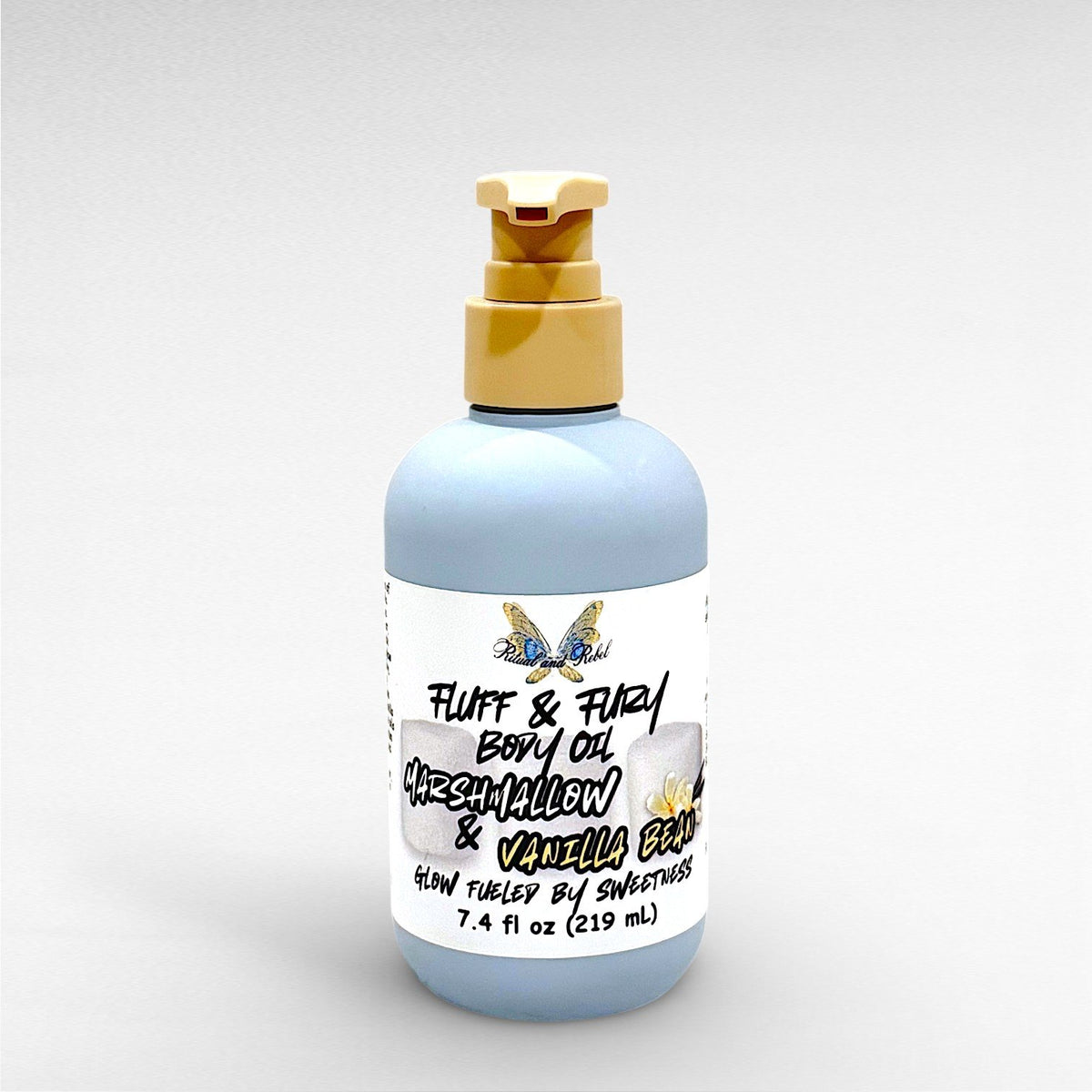 Fluff & Fury Body Oil  - Marshmallow & Vanilla Bean