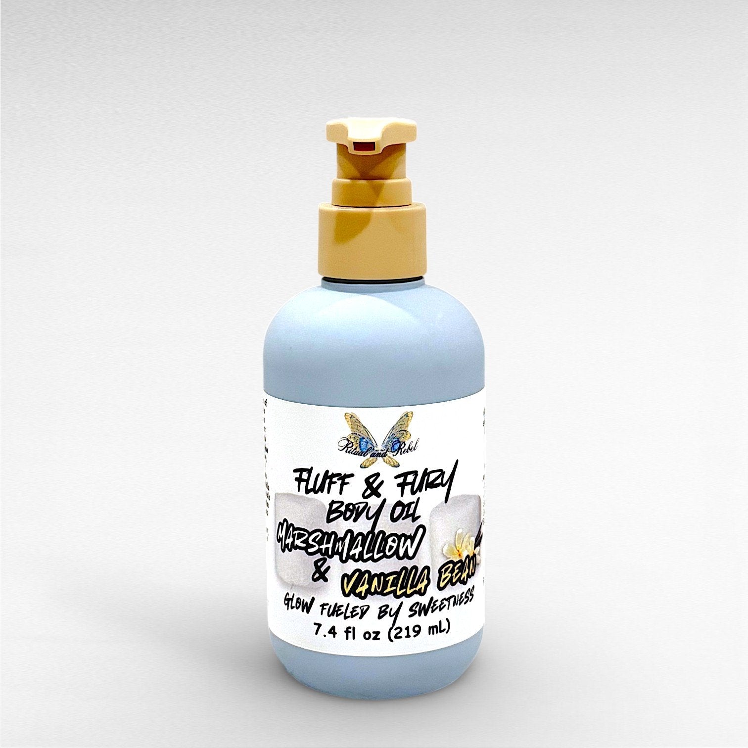 Fluff & Fury Body Oil  - Marshmallow & Vanilla Bean
