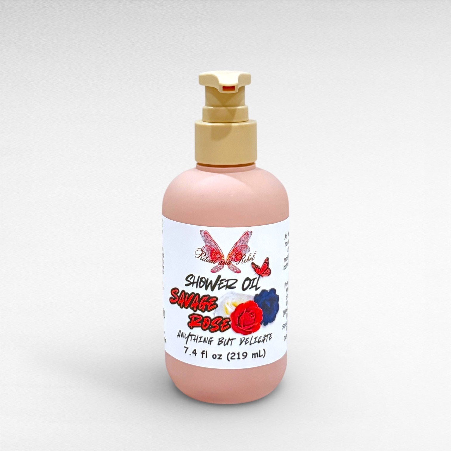 Savage Rose Shower Oil - Fresh Roses
