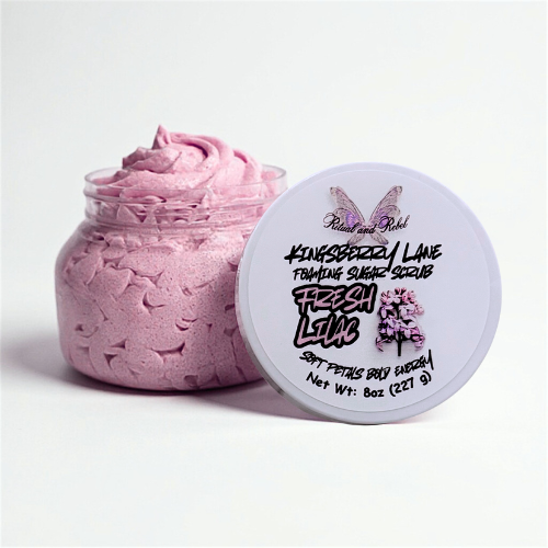 Kingsberry Lane Foaming Sugar Scrub - Fresh Lilac