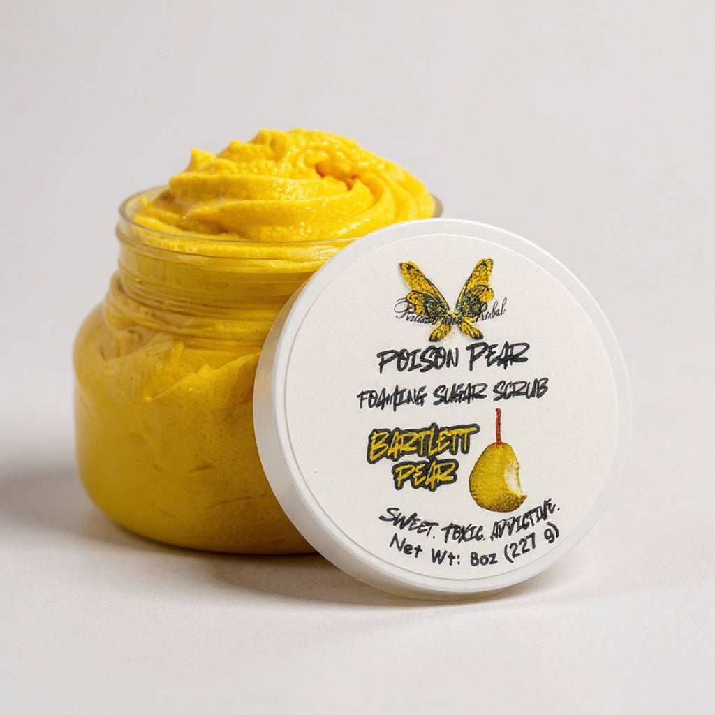 Poison Pear Foaming Sugar Scrub - Bartlett Pear