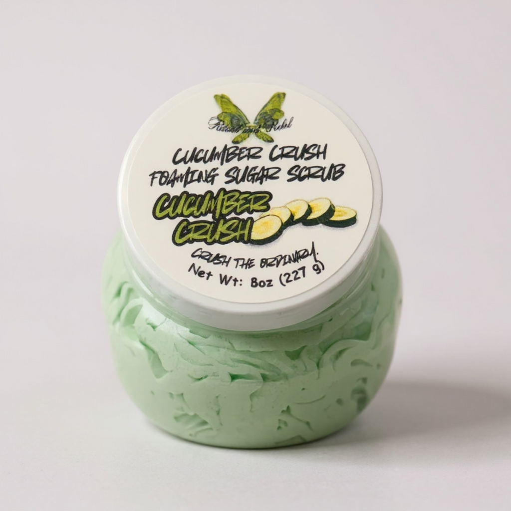 Cucumber Crush Foaming Sugar Scrub - Cucumber Melon