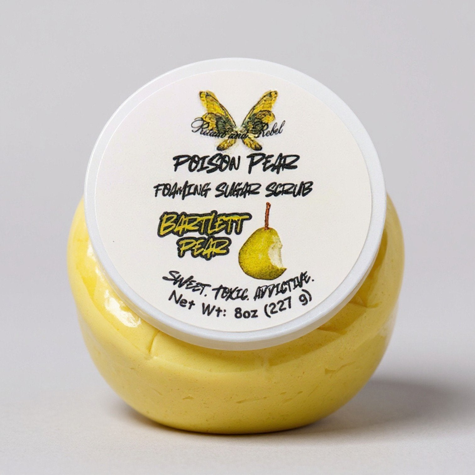 Poison Pear Foaming Sugar Scrub - Bartlett Pear