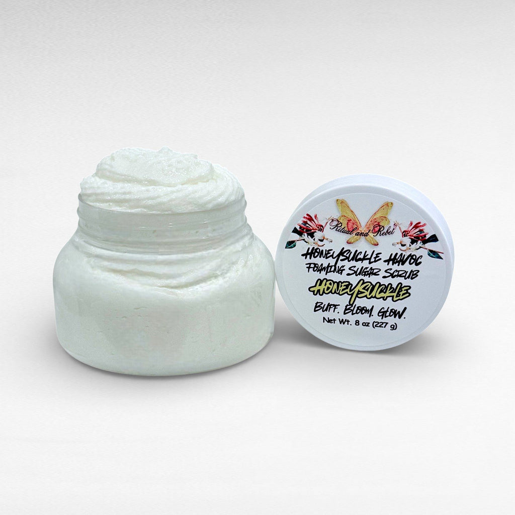 Honeysuckle Havoc Foaming Sugar Scrub - Honeysuckle