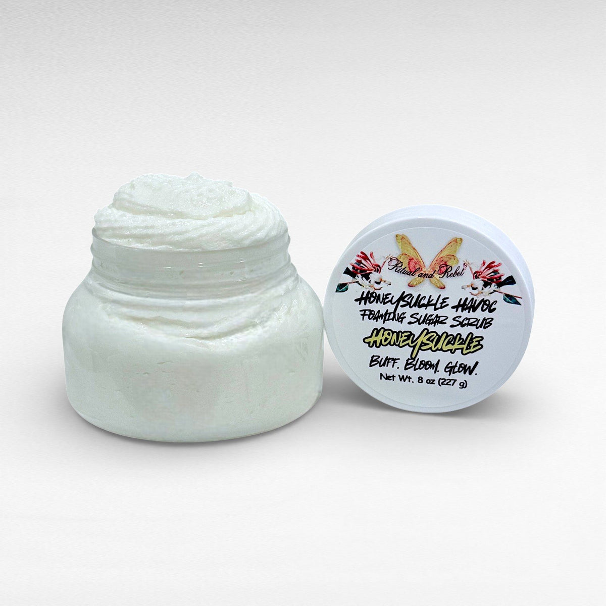 Honeysuckle Havoc Foaming Sugar Scrub - Honeysuckle