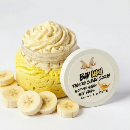 Bad Nana Foaming Sugar Scrub - Banana