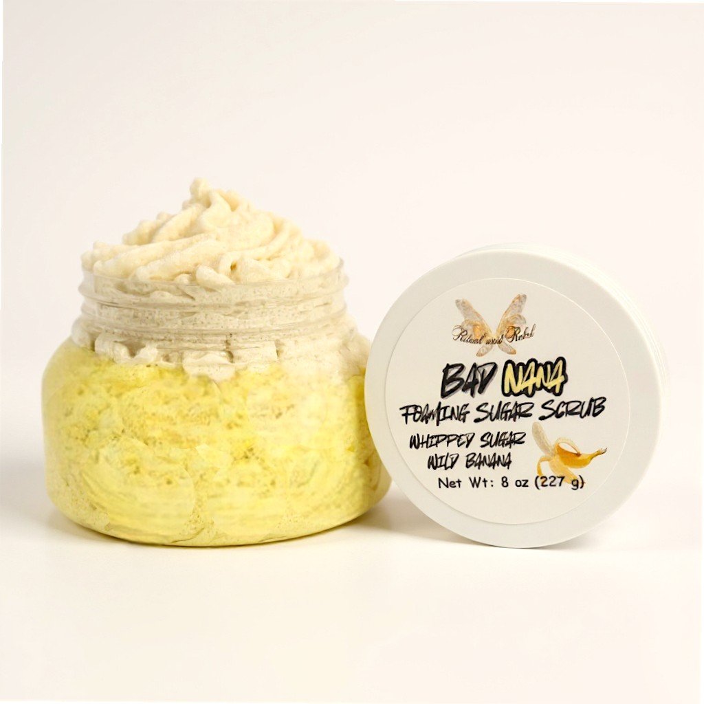 Bad Nana Foaming Sugar Scrub - Banana