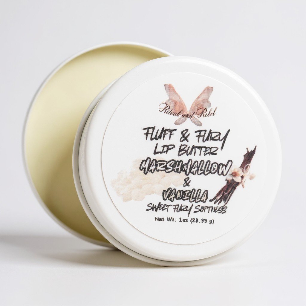 Fluff & Fury Lip Butter - Marshmallow & Vanilla