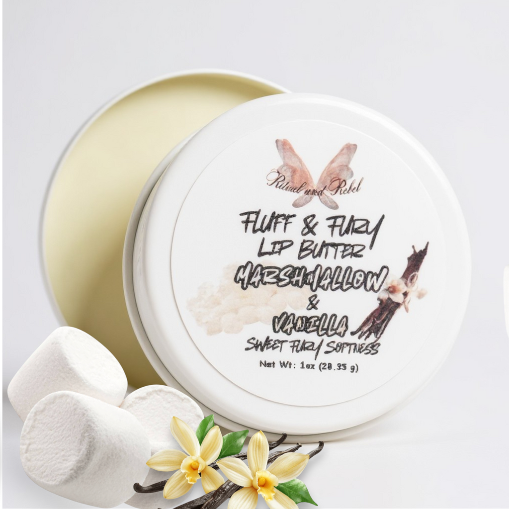 Fluff & Fury Lip Butter - Marshmallow & Vanilla