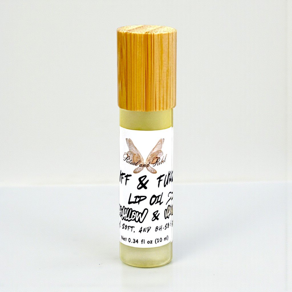 Fluff & Fury Lip Oil - Marshmallow & Vanilla Bean
