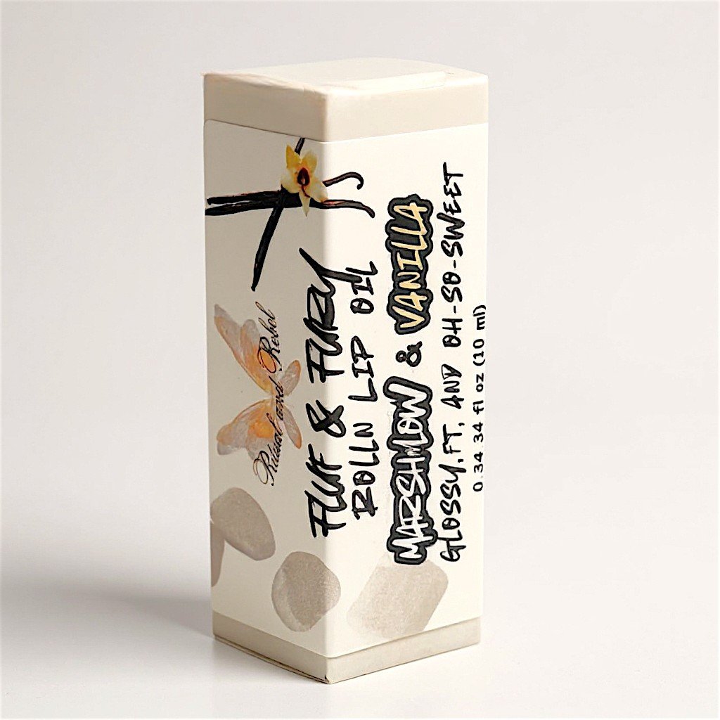 Fluff & Fury Lip Oil - Marshmallow & Vanilla Bean