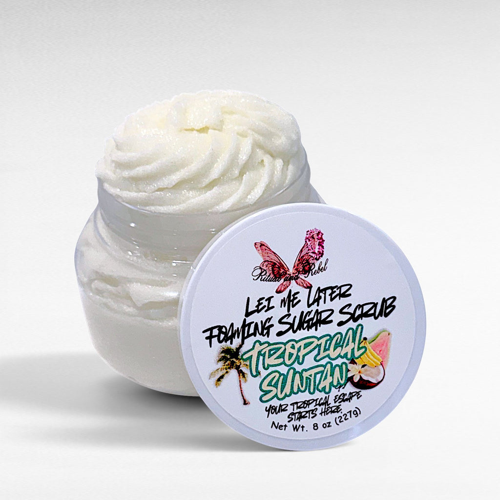 Lei Me Later Foaming Sugar Scrub - Tropical Suntan