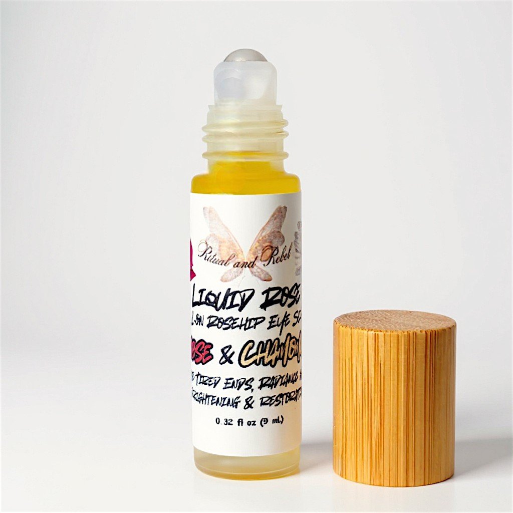 Liquid Rose Roll-On Eye Serum - Chamomile & Rose