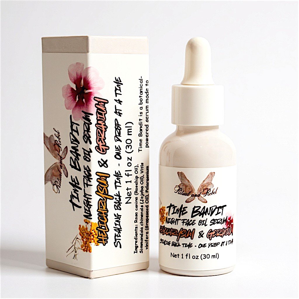 Time Bandit Liquid Face Serum (anti-aging) - Helichrysum & Geranium