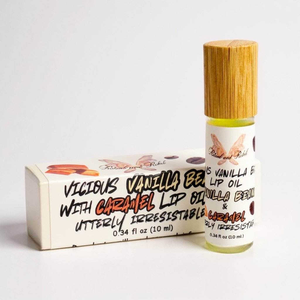 Vicious Vanilla Bean Lip Oil - Vanilla Bean & Ooey Gooey Caramel