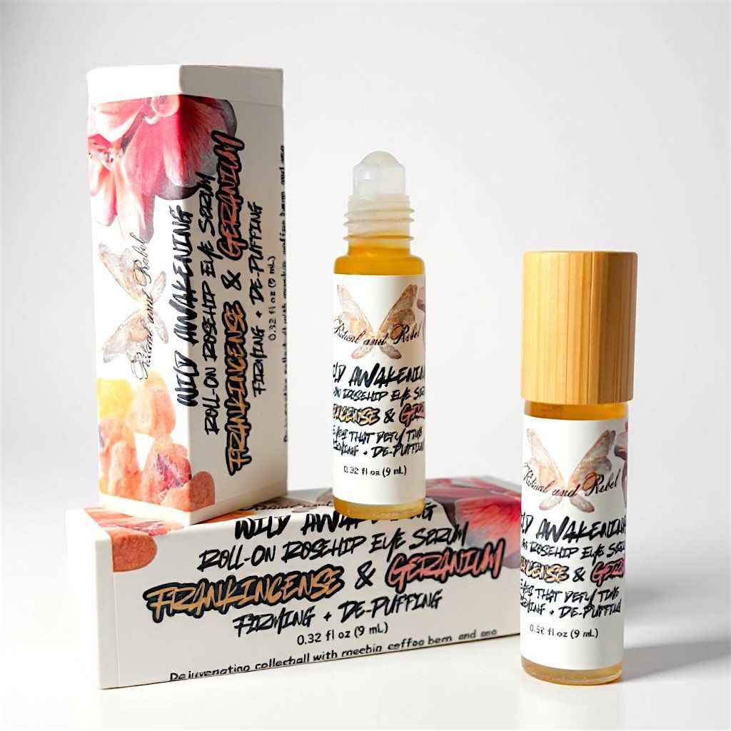 Wild Awakening Roll-on Eye Serum - Frankincense & Geranium
