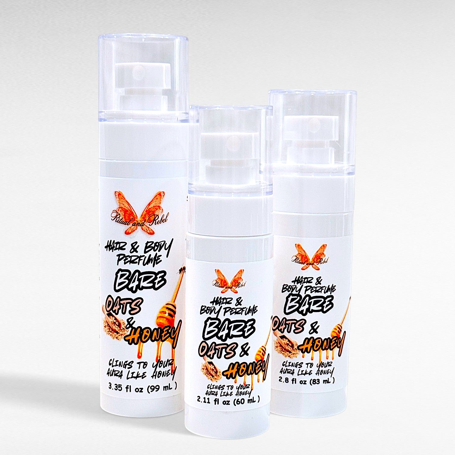 Bare Oats & Honey Hair & Body Perfume - Oats, Honey, & Roman Chamomile