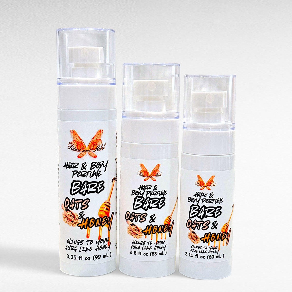 Bare Oats & Honey Hair & Body Perfume - Oats, Honey, & Roman Chamomile