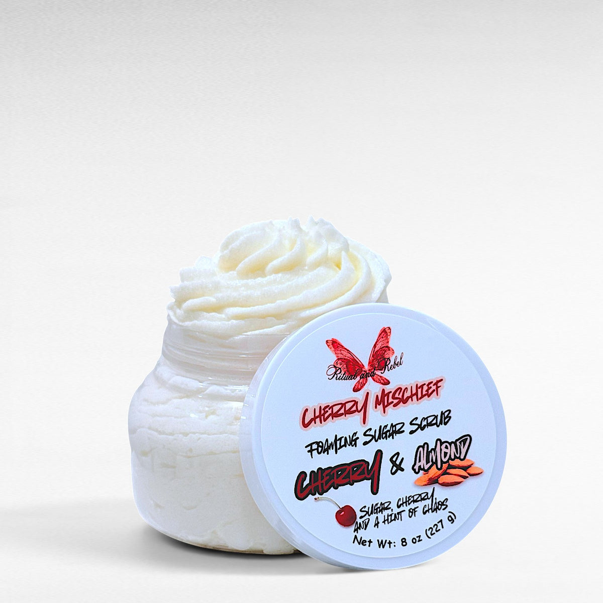 Cherry Mischief Foaming Sugar Scrub - Cherry & Almond