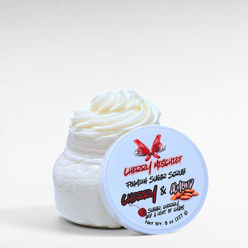 Cherry Mischief Foaming Sugar Scrub - Cherry & Almond