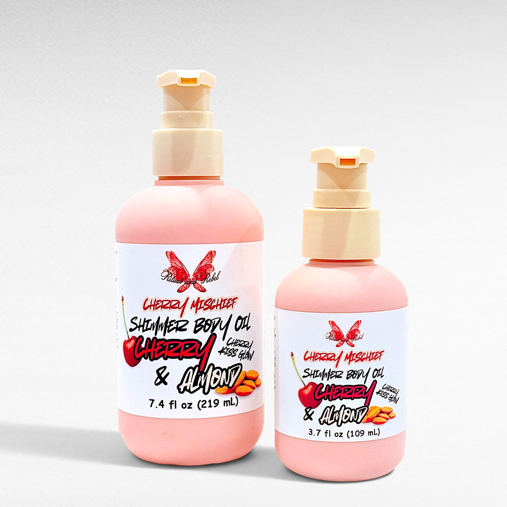 Cherry Mischief Shimmer Body Oil - Cherry & Almond