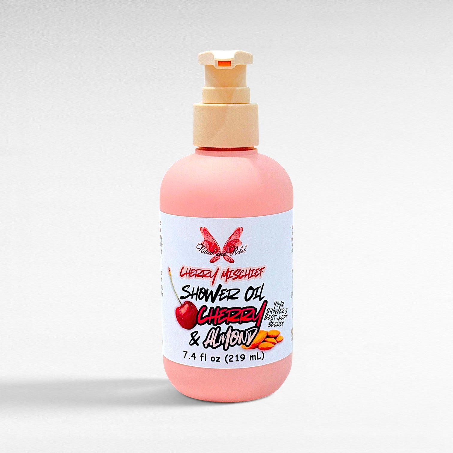 Cherry Mischief Shower Oil - Cherry & Almond