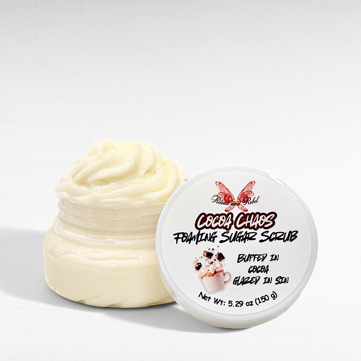 Cocoa Chaos Foaming Suage Scrub - Hot Chocolate & Marshmallow