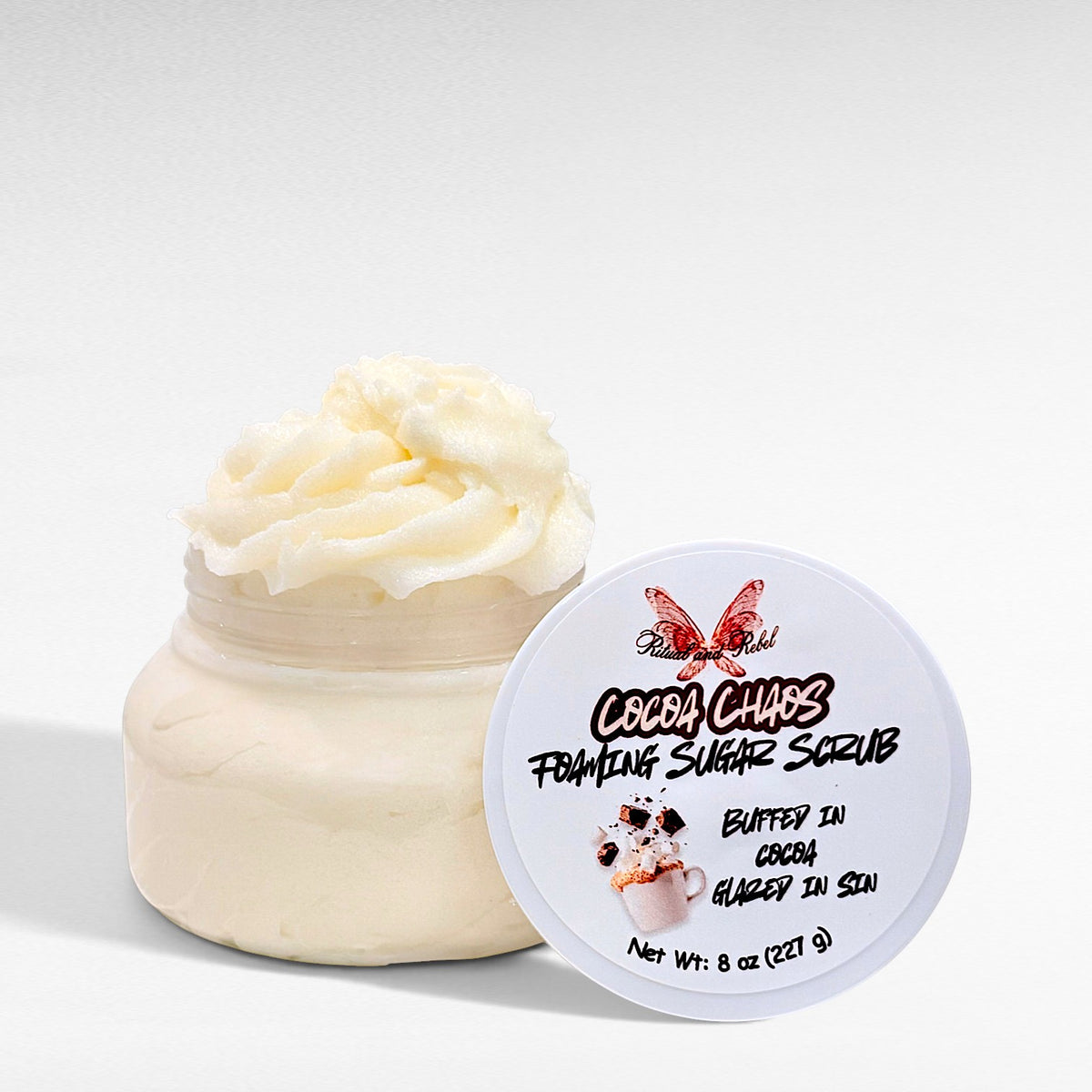 Cocoa Chaos Foaming Suage Scrub - Hot Chocolate & Marshmallow