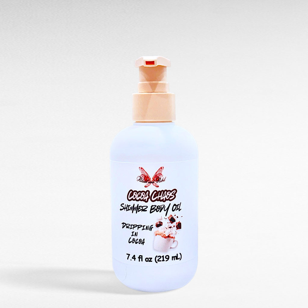 Cocoa Chaos Shimmer Body Oil - Hot Chocolate & Marshmallow