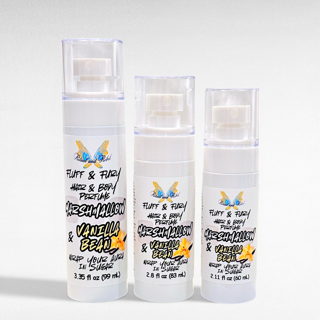 Fluff & Fury Hair & Body Perfume - Marshmallow & Vanilla Bean