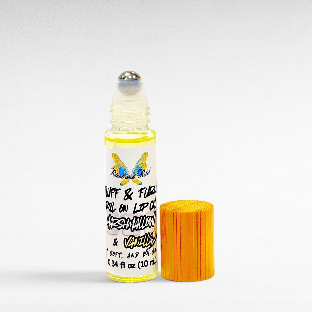 Fluff & Fury Lip Oil - Marshmallow & Vanilla Bean
