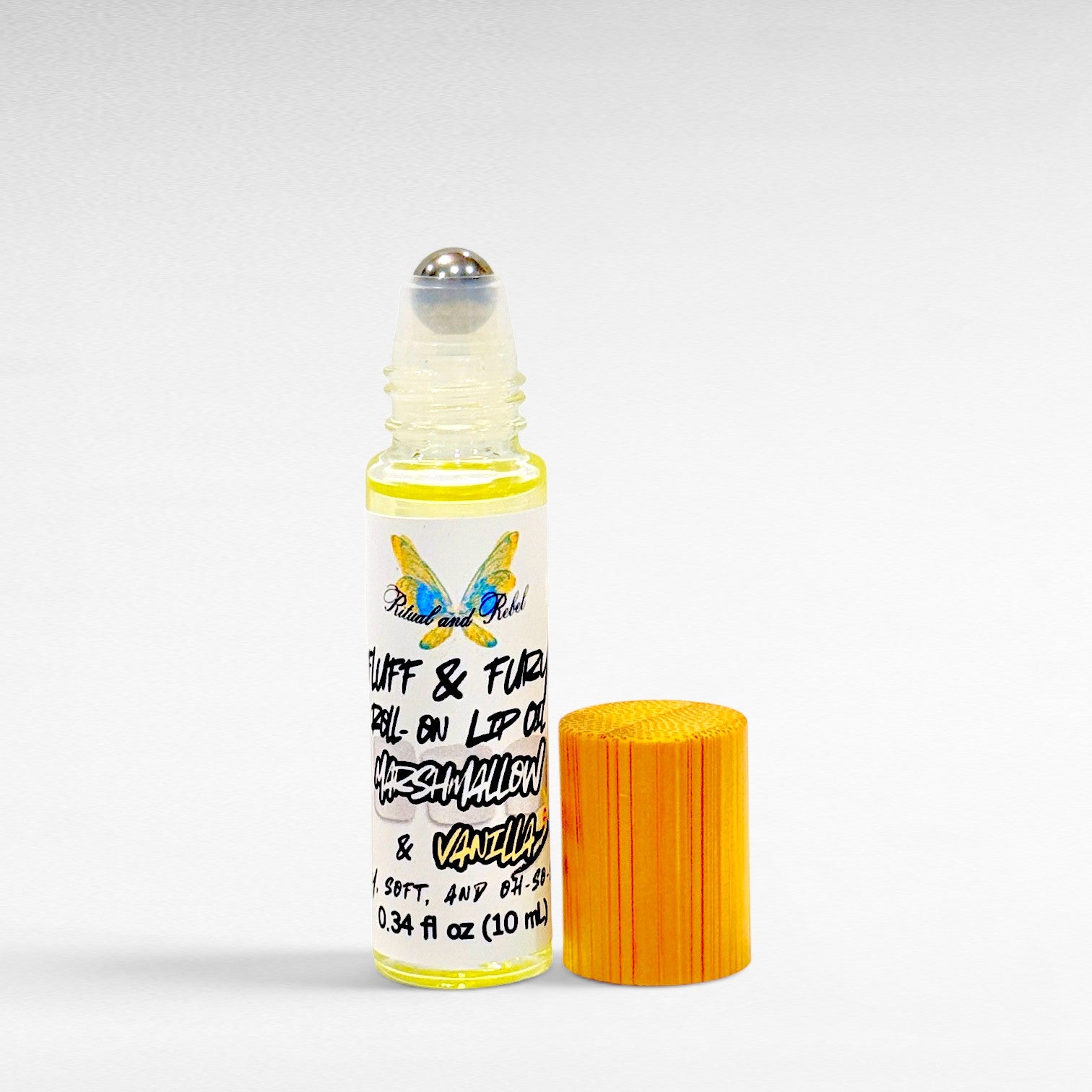 Fluff & Fury Lip Oil - Marshmallow & Vanilla Bean