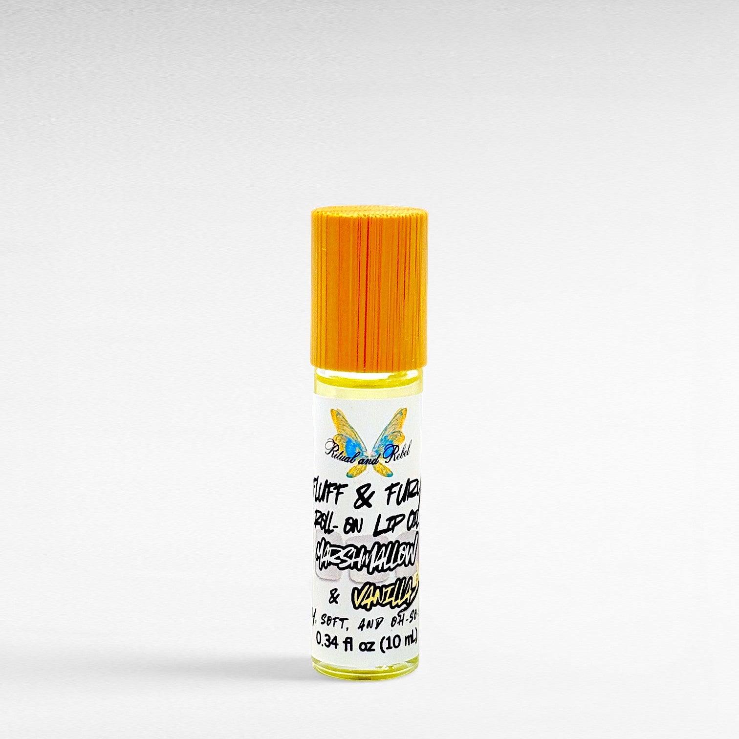 Fluff & Fury Lip Oil - Marshmallow & Vanilla Bean
