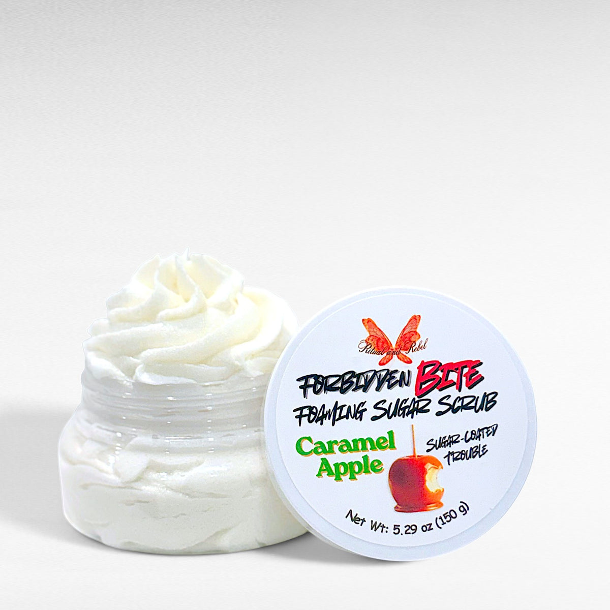 Forbidden Bite Foaming Sugar Scrub - Caramel Apple