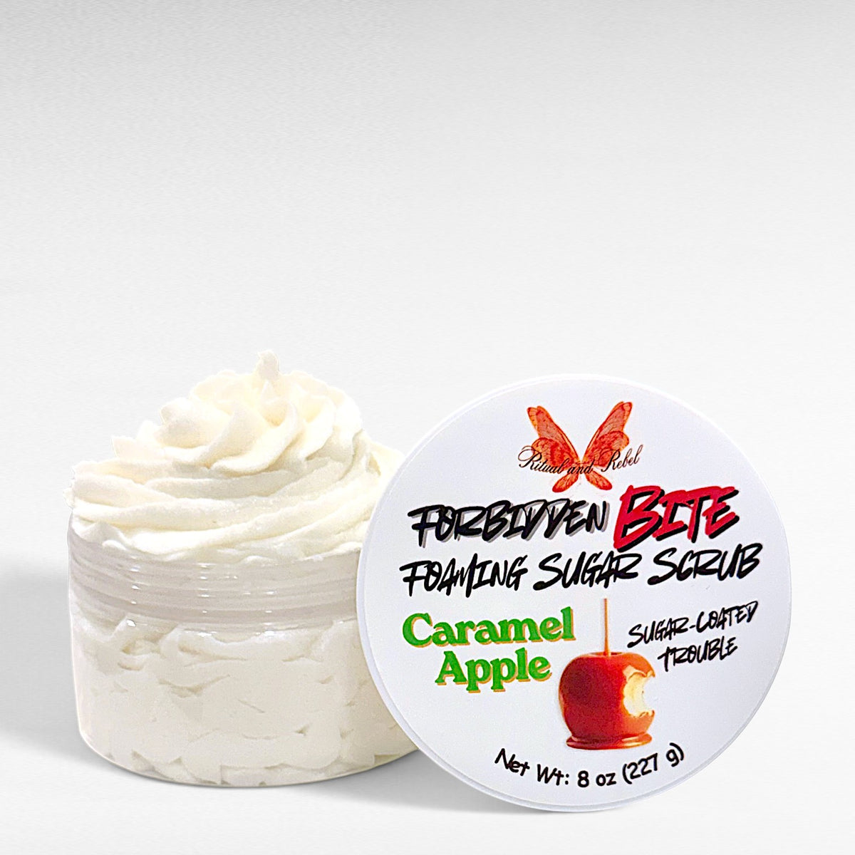 Forbidden Bite Foaming Sugar Scrub - Caramel Apple