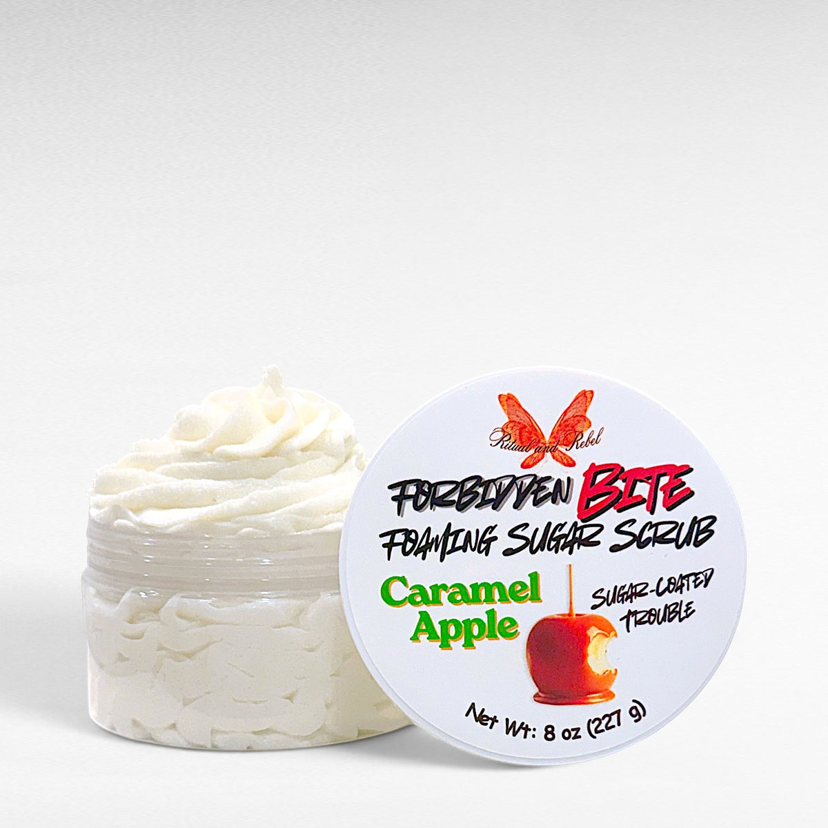 Forbidden Bite Foaming Sugar Scrub - Caramel Apple