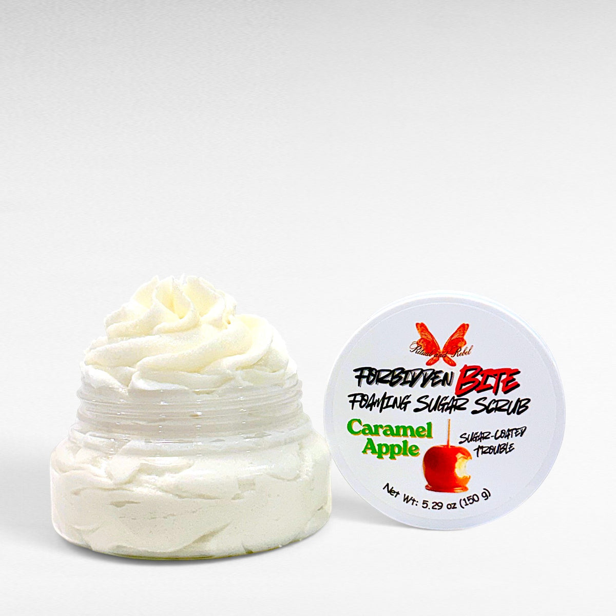 Forbidden Bite Foaming Sugar Scrub - Caramel Apple