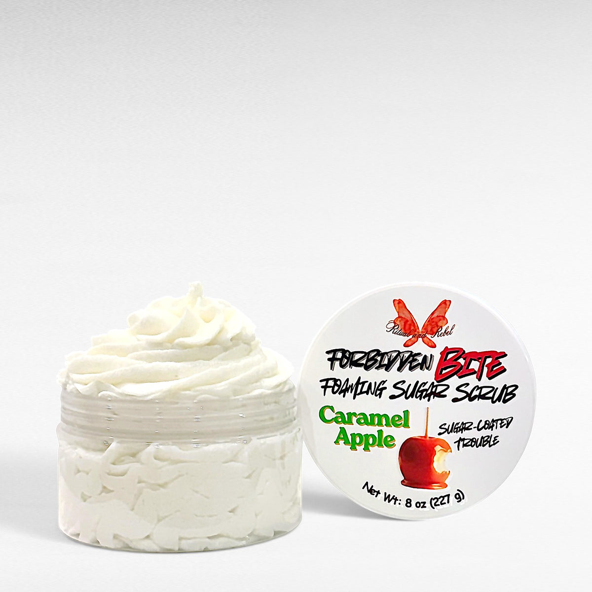 Forbidden Bite Foaming Sugar Scrub - Caramel Apple
