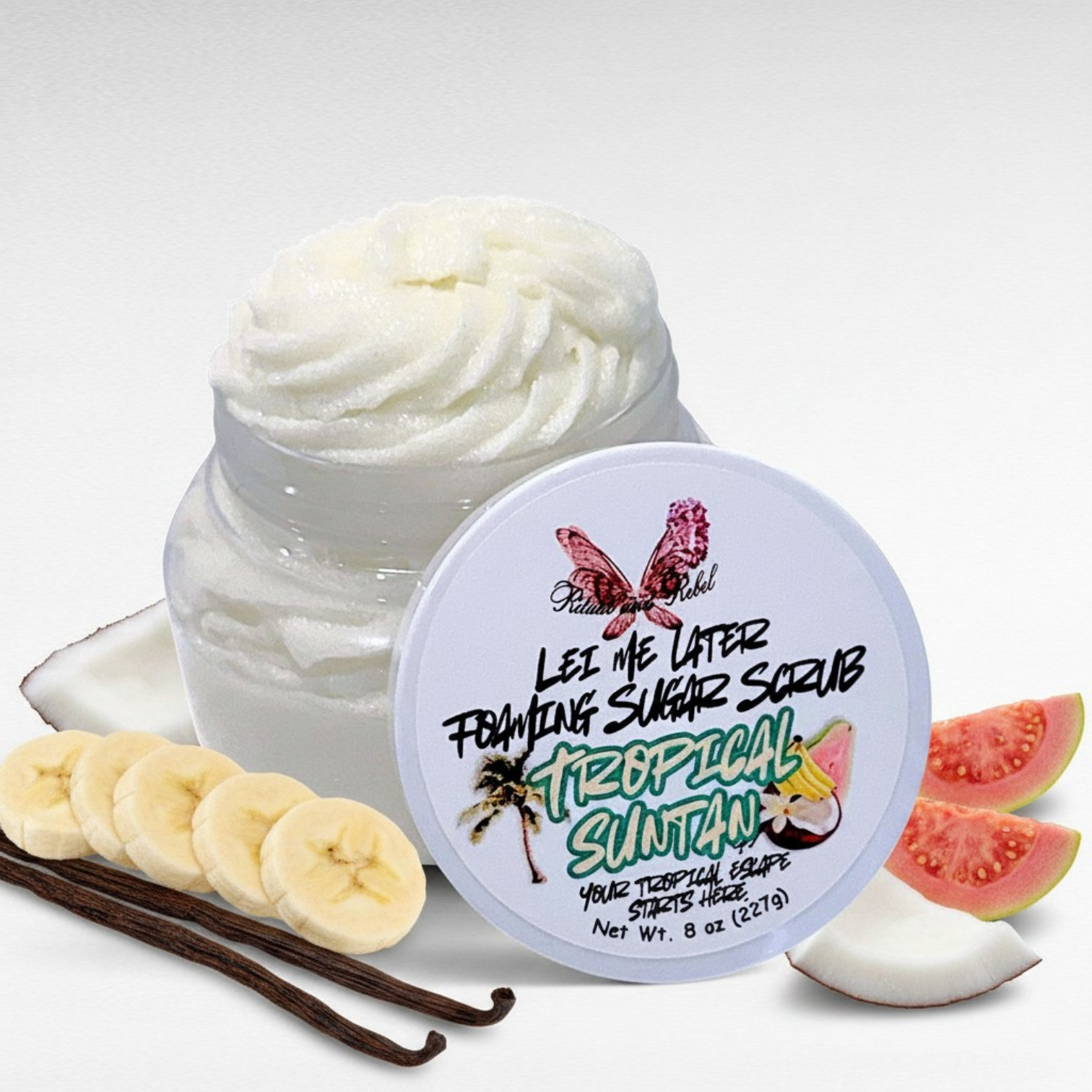 Lei Me Later Foaming Sugar Scrub - Tropical Suntan