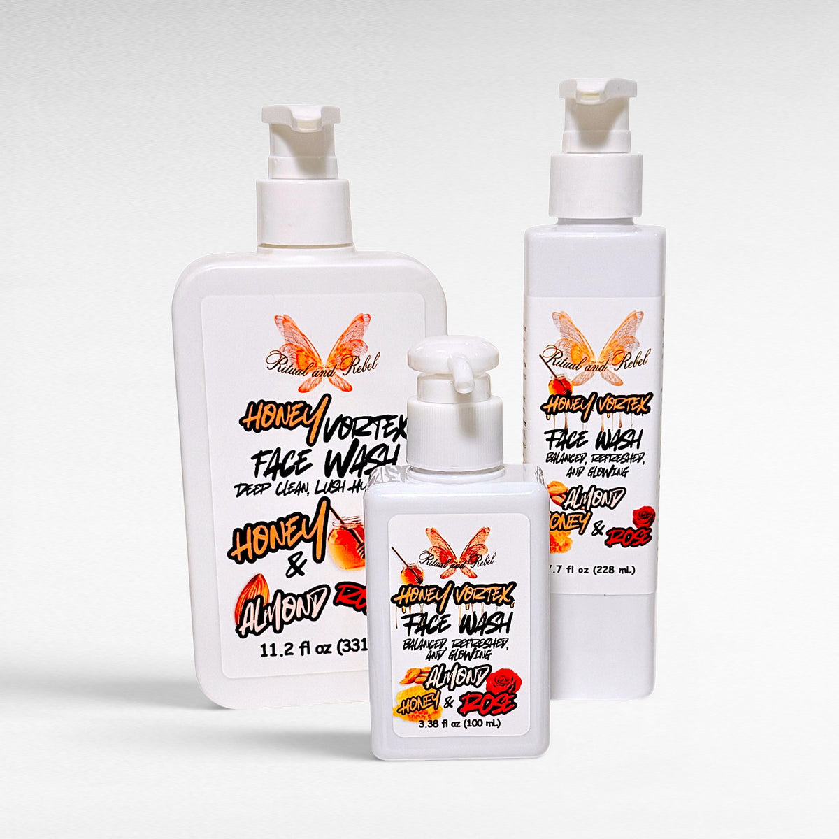 Honey Vortex Face Wash - Honey, Almond & Rose