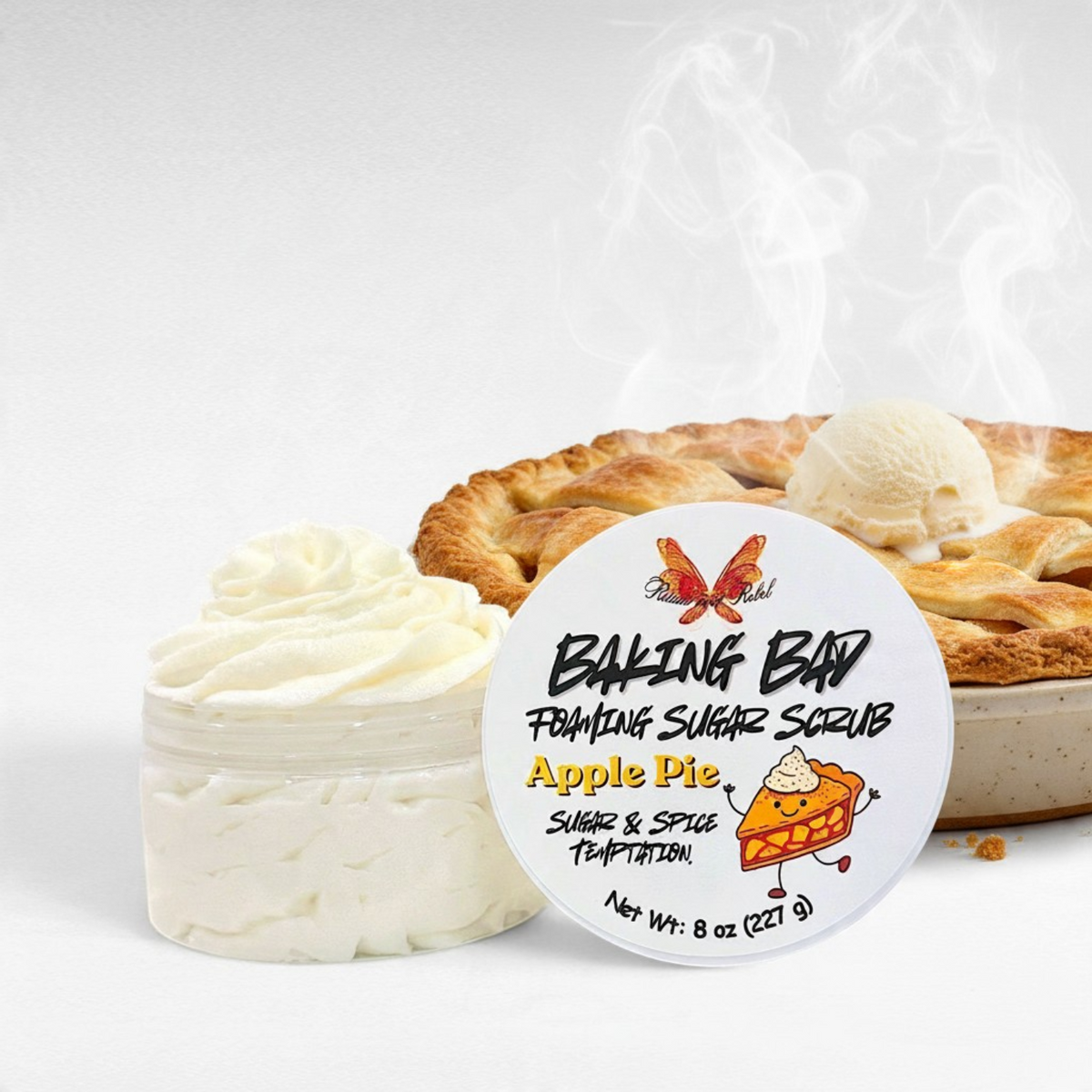Baking Bad Foaming Sugar Scrub - Apple Pie