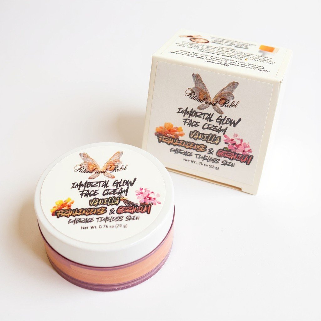 Immortal Glow Face Cream (timeless skin) - Vanilla, Frankincense & Geranium